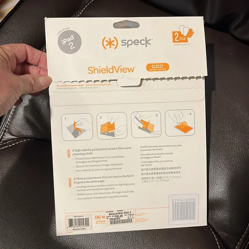 Speck ShieldView Screen Protectors for iPad 2 / iPad 3rd Gen – 2 Pack – GLOSSY